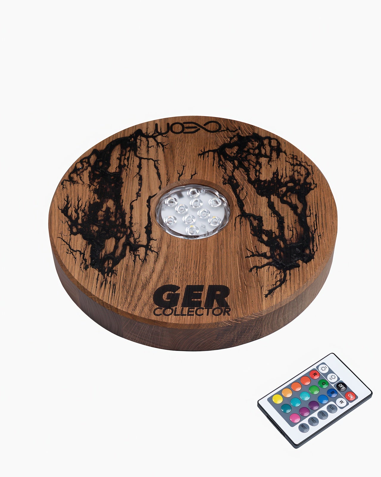 AEON x GERCOLLECTOR Shisha Board - Oak Volt (with LED)